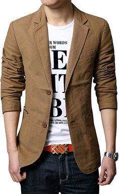 Business Casual Blazer, Blazer For Men, Fall Blazer, Jacket Sport, Fitted Blazer Jacket, Lightweight Blazer, Wool Coat Women, Slim Fit Jackets, Slim Fit Blazers