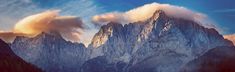 Triglav mountain peak at sunrise stock photo Triglav Mountain, Triglav National Park, Beautiful Clouds, Mountain Peak, Panoramic View, Morning Light, View Image, Slovenia, National Park