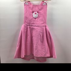 So Cuddly And Cute Care Bears Pinafore! Its Made From A Soft Beautiful Cord Material With Pockets, Adjustable Back Straps And Back Zipper And Of Course That Cute Care Bear Stare Perfect For Any True Care Bear. Collector Size 2x Care Bear Stare, Cute Care Bears, Care Bear, Care Bears, Dolls Kill, Back Strap, Pink Dress, Bears, Colorful Dresses