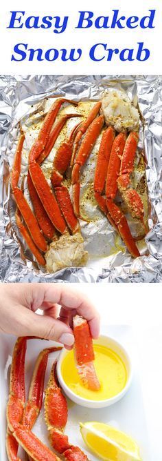 this easy baked snow crab recipe is the perfect side dish for any cold weather occasion