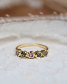 Gemstones Gold Ring * Labradorite, Iolite hydro, Amethyst, Green Tourmaline hydro, Blue Topaz *Statement Birthstone*Gold Plated Ring*BJR166 Gold Gemstone Ring, Aqua Chalcedony, Labradorite Ring, Metal Band, Green Tourmaline, Ring Gold, Metal Bands, Gold Plated Jewelry, Jewelry Plate