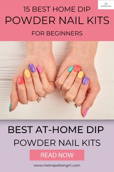 Best Nail Dipping Kit, Best Dip Nail Kit, Nail Kits For Beginners, At Home Manicure, Home Manicure, Nail Kits, Best Powder