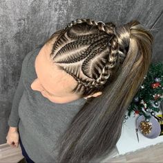 Cool Braided Hairstyles, Peinados Hair Styles, Protective Hairstyles For Natural Hair, Viking Hair, Beautiful Braided Hair, Dance Hairstyles, Goddess Hairstyles