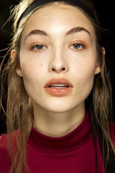 Fashion Show Makeup, Show Makeup, Orange Makeup, Runway Beauty, Beauty Make-up, Spring Makeup, 2017 Fashion, Fresh Face