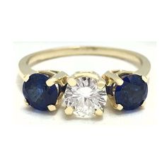 Karat: 14k Solid Yellow Gold (Not Plated) Gem Type: 1 Genuine Diamond - 0.65 Carats Diamond Grades, Clarity Grade . . . Vs2 Color Grade . . . Hi 2 Created Tanzanite Total Weight - 0.50 Carats Tanzanite Grades, Hue . . .Violetish/Blue Tone . . . Medium Dark Saturation . . . Vivid No Inclusions Or Flaws Shape: Round Type Of Setting: Prong Finger Size: 6.75 (Free Resizing Service - If Needed) Dimensions: 5.5 Mm - Main Diameter Diamond Measurements Gia Certified White Diamond Ring In 14k Gold, Blue Diamond Promise Ring In 14k Gold, Yellow Gold Three-stone Sapphire Ring, Gia Certified Yellow Gold Sapphire Ring, Yellow Gold Three Stone Sapphire Ring, Classic Yellow Gold Ring With Lab-created Sapphire, Three Stone Lab-created Sapphire Diamond Ring, Classic 14k Gold Gia Certified Sapphire Ring, Classic Yellow Gold Gia Certified Sapphire Ring