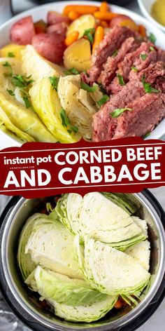 This Instant Pot Corned Beef and Cabbage Recipe is not only the fastest way to prepare an Irish-American classic, but also happens to be the tastiest! Made with tender corned beef braised in a rich and tangy liquid and perfectly cooked potatoes and cabbage, Instant Pot Corned Beef and Cabbage delivers a soul-satisfying meal with ease. Amy And Jacky Instant Pot Corned Beef, Pressure Cooker Corned Beef, Instant Pot Corned Beef, Cabbage Potatoes, Cooked Potatoes, Beef Cabbage, Corn Beef, Corned Beef And Cabbage, Beef And Cabbage