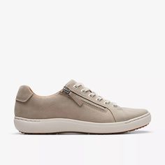 WOMENS Nalle Lace Stone Nubuck Sneakers | Clarks US