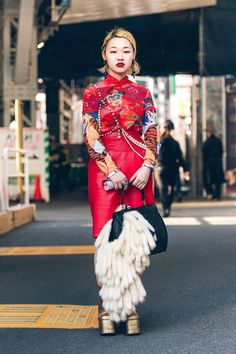 Casual Hanfu, Asian Street Wear, Nutcracker Design, Chinese Dolls, Tokyo Fashion Week, Harajuku Street, Harajuku Fashion Street, Tokyo Street Style, Tokyo Street