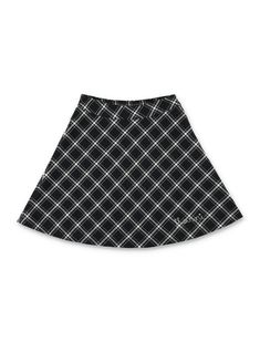 Mini Skirt By Marni. Featuring: Checkered Pattern Fabric A-line Fit Side Zipper Closure Embroidered Marni Logo Mid-length HemComposition: 60% polyester, 20% wool, 20% viscose-rayon Skirts For Kids, Kenzo Kids, Stella Mccartney Kids, Italian Fashion Designers, Checkered Pattern, Black Skirt, Bottom Clothes, Girls Accessories, Italian Fashion