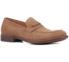 Step into sophistication with the Vintage Foundry Co. Men's Harry suede dress loafers. These loafers feature a luxurious suede and leather silhouette that effortlessly elevates any outfit, making them perfect for both office and evening wear. From Vintage Foundry Co. Semi-formal Suede Dress Shoes With Moc Toe, Suede Wingtip Dress Shoes For Office, Suede Oxfords For Formal Fall Events, Formal Suede Oxfords For Fall, Suede Moc Toe Oxfords For Business Casual, Business Suede Slip-on Dress Shoes, Suede Leather Shoes For Business Casual, Suede Dress Shoes With Suede Lining For Business Casual, Business Slip-on Suede Dress Shoes