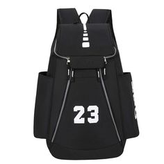 Great Quality Large Capacity Sport Basketball Backpack Bag Material Nylon Size 32*22*52 Cm White Nylon Bags For Streetwear, Sporty Large Capacity Backpack For Back To School, Sporty Nylon Backpack For Streetwear, Sporty Black Bag For Back To School, White Nylon Backpack For Streetwear, Sporty Large Capacity Backpack For Sports, Sporty Everyday Black Backpack, Sporty Black Backpack For Everyday Use, Black Sporty Backpack For Everyday Use