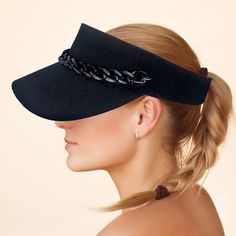 Crown Circumference : 23" (Adjustable) Crown Height : 2.25" Brim Height : 2.8" Material : 100% Cotton Crown Heights, Visor Hat, Visor Hats, Lowest Price, On Sale, Crown, Band, Chain, Hats