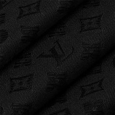 LOUIS VUITTON® - Evermore Shawl - Black Shawl Black, Monogram Pattern, Louis Vuitton Official, Rolled Hem, Pattern Making, Latest Design, Shawl, Black Women, Louis Vuitton