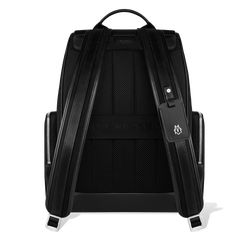 Flap Backpack Large in Leather & Canvas | Black | RIMOWA Designer Business Backpack With Removable Pouch, Luxury Backpack With Leather Handles And Coated Canvas, Luxury Coated Canvas Backpack With Leather Handles, Designer Business Backpack In Coated Canvas, Designer Coated Canvas Backpack For Business, Luxury Coated Canvas Leather Backpack For Daily Use, Luxury Coated Canvas Backpack For Daily Use, Luxury Backpack With Leather Handles, Luxury Leather Coated Canvas Backpack For Travel