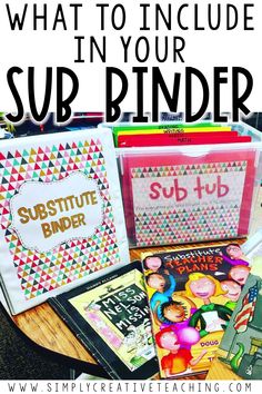 what to include in your sub binder and how to use it on the table