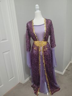 Kurdish dress Long Sleeve Purple Party Kaftan, Fitted Maxi Length Kaftan For Evening, Purple Costume Dress For Spring, Fitted Long Dress For Costume Party, Elegant Long Dress For Costume Party, Fitted Maxi-length Kaftan For Party, Fitted Maxi Length Kaftan For Party, Fitted Maxi Length Party Kaftan, Elegant Purple Kaftan For Party