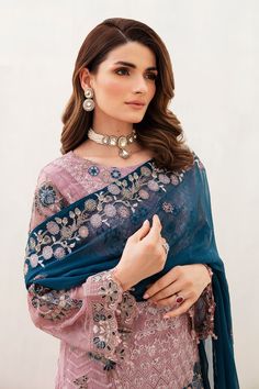 Brand: RamshaProduct Code: Chiffon Vol-24 F-2401Collection: Ramsha Unstitched Luxury Chiffon Collection Vol-24Fabric: Chiffon DETAILS: Embroidered Chiffon front with sequins Embroidered Chiffon back with pasting Embroidered Chiffon sleeves Embroidered organza sleeves lace Embroidered organza ghera lace Embroidered chiffon dupatta – 2.50 Meter Raw silk trouser – 2.5 Meter Embroidered organza trouser lace DISCLAIMER:* Lining, Laces, and Tassels are not included in unstitched variants.* Embellishme Wedding Dresses Pakistani, Pakistan Wedding, Pakistani Boutique, Pakistani Designer Clothes, Chiffon Sleeves, Organza Sleeves, Chiffon Collection, Embroidered Chiffon, Embroidered Organza