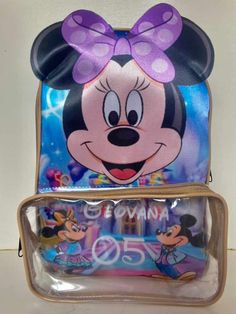 minnie mouse backpack and pencil case