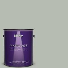 Love your space like never before with the high-performance formulation of BEHR MARQUEE Interior Paint. This advanced stain-blocking paint & primer provides long-lasting beauty with exceptional durability and stain resistance. And save time on your project with One-Coat Hide guaranteed in over 1,000 colors. A primer coat may be needed on some surfaces. See back label for details. Valid only when tinted to colors from the MARQUEE One-Coat Hide Color Collection. Color: Keystone Gray. Behr Marquee Paint, Behr Marquee, Paint Keys, Hidden Colors, Paint Types, Paint Primer, Home Decorators Collection, Interior Paint, Exterior Paint