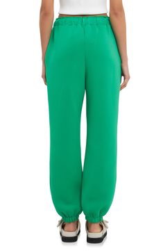 Staying in never looked better and they're just as good when you head out the door; these cozy joggers have you covered when it comes to off-the-clock comfort. Elastic/drawstring waist Side-seam pockets 74% rayon, 14% nylon, 12% spandex Hand wash, dry flat Imported Women's Clothing Green Relaxed Fit Sweatpants For Lounging, Green Sweatpants With Elastic Waistband For Loungewear, Green Sweatpants With Comfort Waistband, Comfortable Green Sweatpants For Loungewear, Green Joggers With Elastic Cuffs For Loungewear, Green Elastic Cuffs Joggers For Loungewear, Green Tapered Leg Joggers With Elastic Waistband, Green Sweatpants With Elastic Cuffs For Loungewear, Comfortable Green Sweatpants For Spring