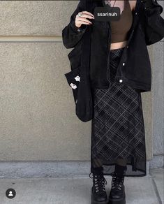 Style Outfit Aesthetic, Black Street Style, Outfit Aesthetic, Autumn Outfit, Mode Inspiration, Street Style Outfit