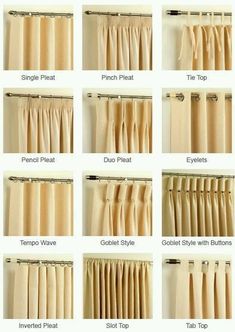 the different types of curtains and how to choose them for your window curtain rod set