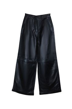 A classic piece, great for work to a night-out, these wide pants are very flattering and glamorous 100% Lamb skin Leather Runs true to size (keep in mind that they will stretch as you wear them) Model is 165cm/5'6" waist 69cm, hip 98cm (wearing a size SMALL) Care: professional leather clean only For returns or exchanges, please read terms and conditions on our website inseam for a small is 28in or 71cm Pants Large, Leather Cleaning, Wide Pants, Keep In Mind, Night Out, Skin, Pants, Leather, How To Wear