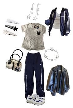 Yankees Jersey Outfit Woman, Button Up Baseball Jersey Outfit, Baseball Inspired Outfits, Baseball Practice Outfit, Baseball Jersey Outfit Aesthetic, Yankees Shirt Outfit, Ny Yankees Outfit, Baseball Outfit Aesthetic, Yankees Jersey Outfit