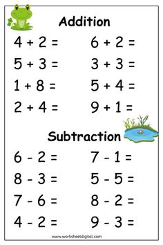 This addition and subtraction 1 to 10 worksheet helps your child revise their addition and subtraction facts and skills. Worksheet Subtraction Kindergarten, Subtraction Facts To 10 Worksheets, Addition Subtraction Worksheet Kindergarten, Grade 1 Math Worksheets Addition And Subtraction, Addition Subtraction Activities, Easy Subtraction Worksheets, Subtraction 1-10 Worksheets, Kindergarten Addition And Subtraction Worksheets, Grade 1 Mathematics Worksheets