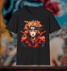 a t - shirt with the image of naruto on it