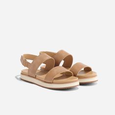 Go-To Flatform Sandal 2.0 Almond Summer Synthetic Sport Sandals For Everyday Wear, Casual Sport Sandals With Arch Support For Everyday, 2024 Wishlist, Summer Uniform, Mule Sneakers, Spring Boots, Spring Sandals, Old Shoes, Flatform Sandals