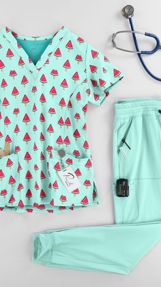 Cute Scrubs Outfits, Nursing Scrubs Outfits, Scrub Outfits, Pediatric Scrubs, Nurse Clothing, Veterinary Scrubs