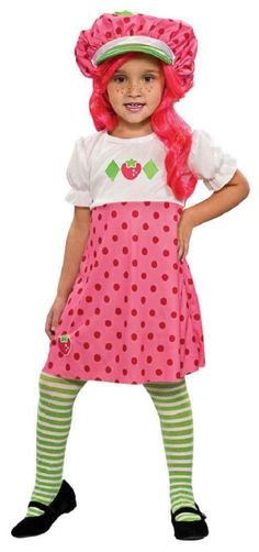 Strawberry Shortcake Clothes, Strawberry Shortcake Skewers, Strawberry Shortcake Dress, Strawberry Cartoon, Cake Costume, Strawberry Shortcake Outfits, Strawberry Shortcake Costume, Easy Strawberry Shortcake, Cartoon Dress