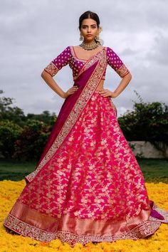 Sari Lehenga, Anushree Reddy, Lehnga Dress, Bridal Lehenga Collection, Designer Bridal Lehenga