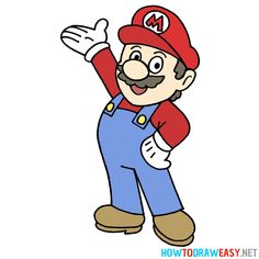 an image of mario with his arms in the air