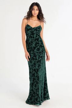 Rory by Jenny Yoo | Shop Online Now Dream Junior Prom Dress Green, Emrald Green Brides Maid Dresses, Boho Velvet Wedding Dress, Emerald Bridesmaid Dresses Long, Emerald Green Boho Bridesmaid Dresses, Jenny Yoo Bridesmaid Velvet, Bridesmaid Jewel Tone Dresses, Jenny Yoo Bridesmaid, Burnout Velvet Dress