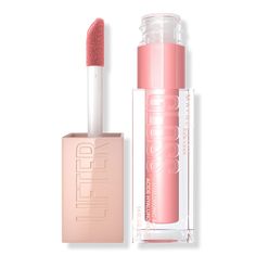 Lip Lifter Gloss, Acne Safe Makeup, Neutral Lip Gloss, Maybelline Lifter Gloss, Hyaluronic Acid Lips, Maybelline Lifter, Maybelline Cosmetics, Lifter Gloss, Safe Makeup