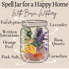 Health Spell Jar, Medicinal Herbs Remedies, Health Spell, Happiness Spell, Kitchen Witch Recipes, Black Moon Lilith