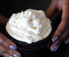 DIY Buttery Curl Defining Hair Balm Diy Whipped Shea Butter, Homemade Hair Mask Recipes, Curly Nikki, Hair Recipes, Hair Mask Recipe, Homemade Hair Mask, Natural Girls, Whipped Shea Butter