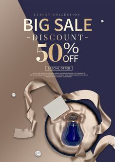 the big sale is on 50 % off