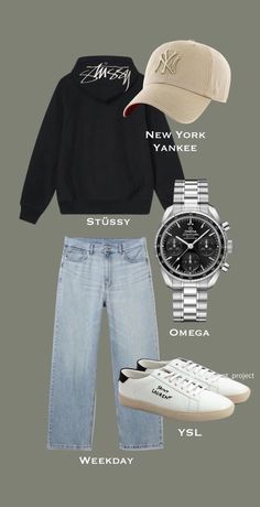 Color Combinations For Clothes, Mens Casual Dress Outfits, Mens Casual Dress, Next Clothes, Fashion Fits, New York Yankees, Old Money, Color Combinations, Fashion Inspo