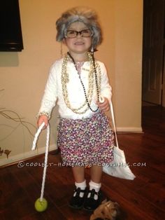 Granny Costume, Old Lady Dress, Mountains Tattoo, Old Lady Costume, I Volunteer, School Costume, Homemade Costumes