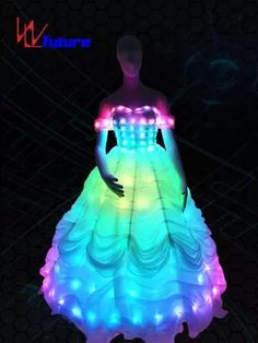 Wedding Skirts, Wedding Dress Light, Led Wedding, Dancing Wedding, Light Up Clothes, Light Up Costumes, Costume Accessories Diy, Wedding Dancing