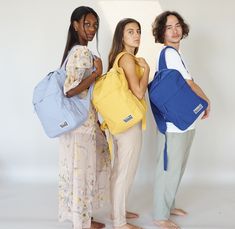 "Our Earth Backpack is made using heavy-duty 14 oz organic cotton canvas. These fairtrade backpacks are spacious and feature one large exterior pocket, one small interior pocket, and a laptop compartment. Our organic backpacks can be used for school, college, outdoor activities, traveling, and more! Each purchase supports Feeding America's campaign to end hunger by helping donate meals to kids and families in need. Features Long zipper double-sided pulls Laptop compartment for 13-15 inches lapto Backpack For College, Sustainable Backpack, Feeding America, Backpacks For School, Bottle Sleeves, College Work, College Backpack, Our Earth, Travel Hiking