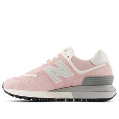 New Balance 574 'Pink' U574LGOP Pink New Balance Athleisure Sneakers, Pink New Balance Sneakers In Athleisure Style, New Balance Pink Sneakers For Spring, New Balance 574 Pink, New Balance 574, Balance Shoes, New Balance Shoes, Fit Inspo, Summer Clothes