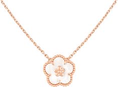 Rose Gold White, Plum Blossom, Van Cleef Arpels, Van Cleef, Floral Motifs, Spring Collection, Floral Motif, 18k Rose Gold, Mother Of Pearl