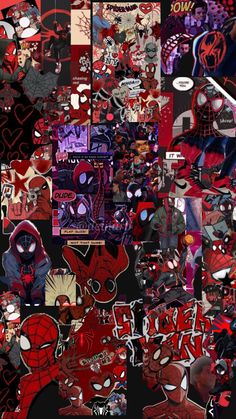 Spider Man Background, Black And Red Wallpaper, Red Wallpaper, Red And Black, Black And Red, Ipad, Collage