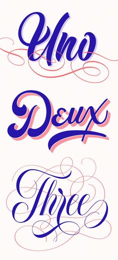 some type of lettering that is blue and orange with the words phno deux on it