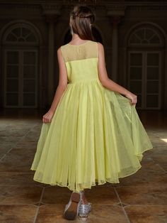 Product Code: ALD0012 Embellishment: Mesh Fabric: 95% Polyester ,5%Polyester Back Style: Zipper Up Fully Lined: Yes Available Color: Yellow Stretch: Moderate Sleeveless Organza Dress For Dress-up, Embellished Sleeveless Dress For Dress-up, Green Sleeveless Dress For Dress-up Occasions, Sleeveless Summer Gown For Dress-up Occasions, Sleeveless Organza Party Dress, Fitted Sleeveless Gown For Dress-up, Spring Sleeveless Organza Gown, Sleeveless Organza Gown For Spring, Spring Sleeveless Dress-up Gown