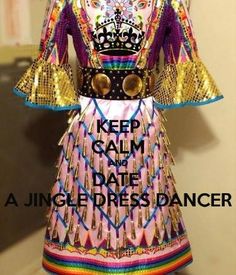 a colorful dress with gold sequins and a crown on the top that says, keep calm and date dancers